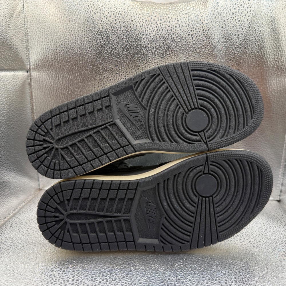 Size 7.5 Air Jordan 1 Mid SE Craft Women Anthracite Grey Excellent FJ3448-001 - Picture 12 of 12